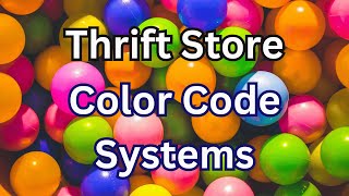 Thrift Store and Charity Shop Donated goods Color Rotation Explained