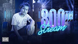 800th Live Stream | Youngest Indian Gamer VIVONE | Long Way To Go | BGMI LIVE