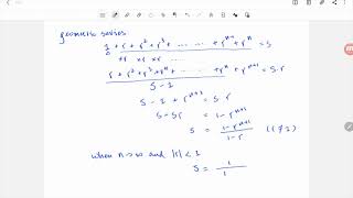 Geometric Series