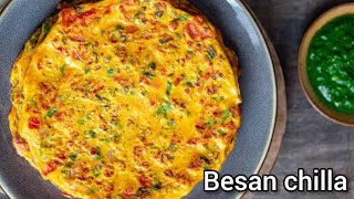 1कप बेसन से10 मिनट में बनाए super Tasty नाश्ता | Vegetable chilla कैसे बनाए Besan Chilla Recipe