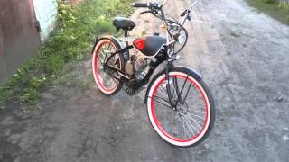 мотовелосипед микарджи- moto bicycle havy exhaust