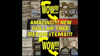 Dollar Tree Haul....AMAZING!!! NEW Decor Items!