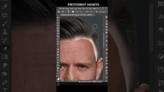 How to change hairstyle Photoshop tutorial#trending #shorts