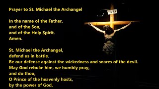 Prayer to St  Michael the Archangel