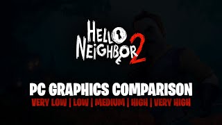 Hello Neighbor 2 - PC Graphics Comparison - Very Low | Low | Medium | High | Very High