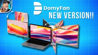 NEW Domyfan S6 Triple Screen Monitor: The Ultimate Tool for Laptop Users