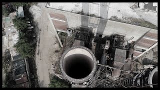 Decayed Factories Italy Drone Footage