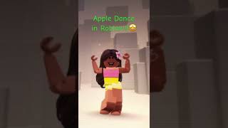 Apple Dance in Roblox!!!🤩#WolfplunderLove#Roblox#Dancing#Apple