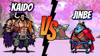 Kaido Vs Jinbe one piece fights / mugen