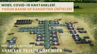 Dorçe Sahra Hastanesi - Modüler Çelik COVID-19 Hastanesi