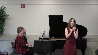 Sara Paar, soprano and Marcia Eckert, piano