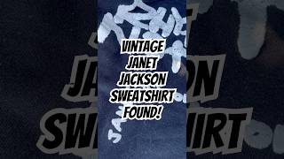 Vintage 1989 Janet Jackson Sweatshirt 🎶 #ThriftFinds #ThriftHaul #VintageClothing #JanetJackson