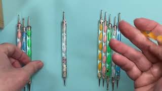 WHY DON’T I GIVE small DOTTING TOOL SIZES?? …and bonus tutorial for BENT TOOLS