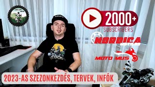 Tervek,hírek,infók az Alparsmotoadventure csatorna 2023-as motoros szezonjáról #nordicamoto#motomus