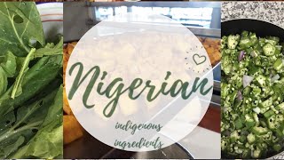 NIGERIAN INDIGENOUS INGREDIENTS! | NEW SERIES