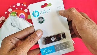 HP USB 3.1 flash drive || HP Pendrive Unboxing || HP USB 3.1 PENDRIVE