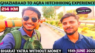 GHAZIABAAD TO AGRA HITCHHIKING JOURNEY #solotravel #freetravel #travelvlog, Ritesh Vlogs Media