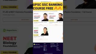 UPSC, SSC, RAILWAY, IIT-JEE COURSES 100%FREE #UPSC #BANKING #SSC Coaching free in this website