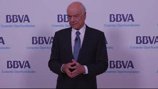 Francisco González, presidente de BBVA, en la Junta General de Accionistas