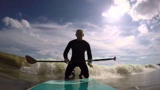 How to dismount a paddle board