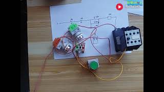 土电工演练“两个启动按钮、两个停止按钮控制一台接触器”接线
