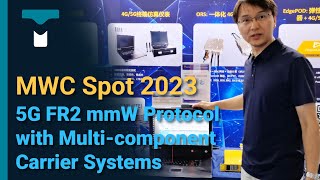 MWC Spot 2023 | 5G FR2 mmWave Protocol with Multi-component Carrier Systems | TMYTEK