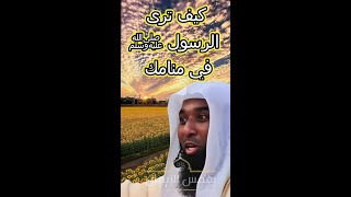 كيف ترى رسول الله صل الله عليه وسلم في منامك