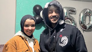 مفاجأة احتفال النص مليون لـ ميار ❤️