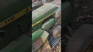 Vintage John Deere 110 lawn tractor comes home