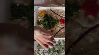 Baking Christmas Tree Focaccia By Neha Pant | Using Raw Himalayas Flour #ytshortsindia