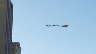 SANTA CLAUS CAUGHT ON CAMERA FLYING OVER NEW YORK CITY ON CHRISTMAS EVE AFTERNOON