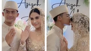 Sah Arhan Menikah Dengan Azizah, Zizah Grogi Di Cium Arhan