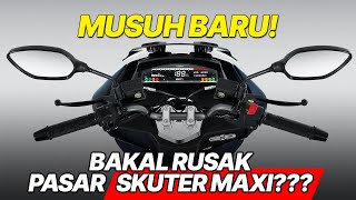 MUSUH YAMAHA NMAX 2022 MENGASPAL! BAKAL RUSAK PASAR SKUTER MAXI DI INDONESIA || GPX DRONE