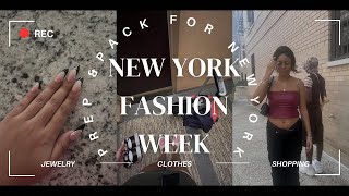 PREP AND PACK W ME FOR NEW YORK FASHION WEEK