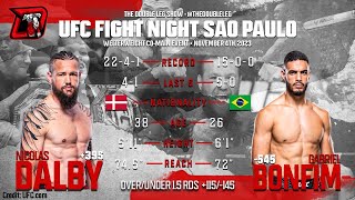 Nicolas Dalby vs. Gabriel Bonfim UFC  Sao Paulo Fight Breakdown