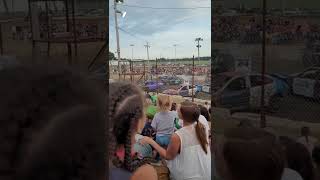 Miami County, Indiana 2022 4H fair demolition derby - 2