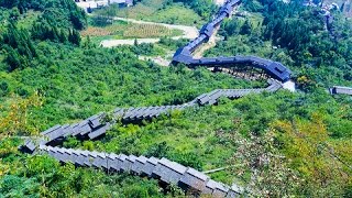 World's Longest Sightseeing Escalator, Hubei Province, Central China