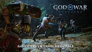 🔴Saved FREYR From Heimdall ! | GOD OF WAR - RAGNAROK LIVE