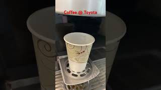 Coffee at Toyota Services