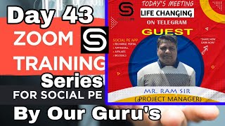 DAY 43 Zoom Training Series #socialpe |By Our Guru's ||हर रोज सिखिये कुछ नया