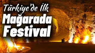 Türkiye'de İlk Defa Bir Tuz Mağarasında Festival Yapıldı