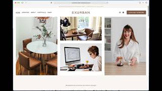 Exurban Squarespace Template: Website Design For Designers and Service-Based Businesses