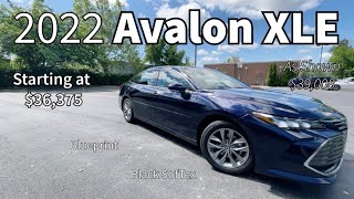 2022 Avalon XLE Walk Around