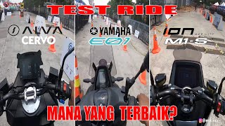 NYOBAIN MOTOR LISTRIK DI IMOS 2023 !! MANA YANG TERBAIK ??