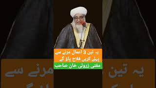 ye 3 kam Marne Se Fahle Karin Falah Faunge || Mufti Zarwali Khan 3 Wazaif || mufti Zar Wali 3 amal