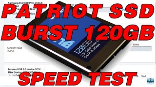 Patriot Burst SSD 120GB Speed Test