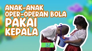 Anak-anak Oper-operan Bola Pakai Kepala