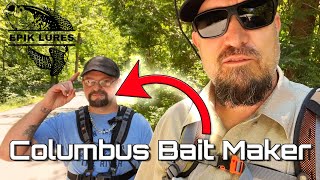 Fishing with a Columbus Ohio baitmaker! (EPIK LURES!)