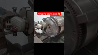 "How to resurface flywheel, amazing techniques"!! #youtube #trending #mechanic