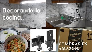 Vlog # 33 | DECORANDO LA COCINA | COMPRA DE AMAZON | Kenimar